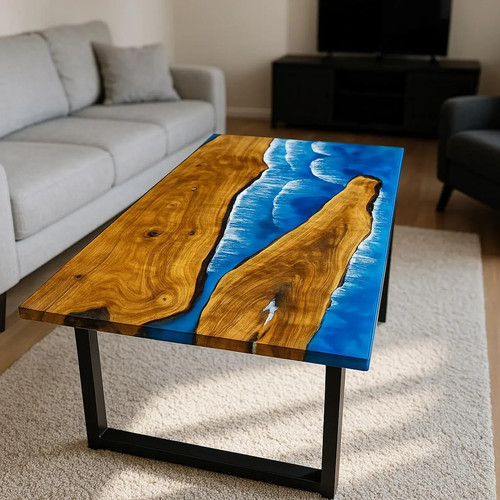 Live edge wood - wood, epoxy