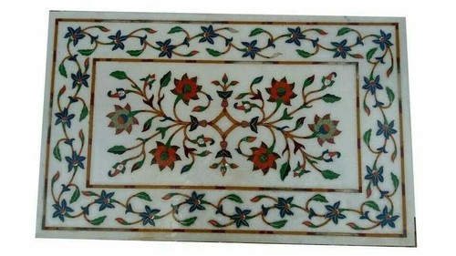 White marble table top - table,