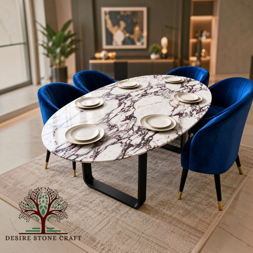 Oval calacatta viola marble - calacatta,