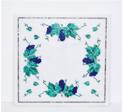 Antique marble malachite - 18",