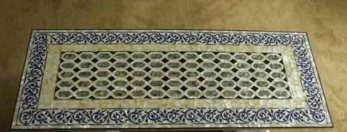 White marble table top - marble,