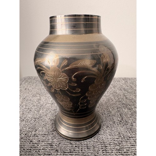 Vintage mcm brass - mcm, vase